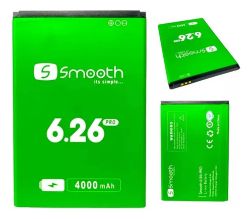 Bateria Pila Original Smooth 6.26 Pro 4000 Mah