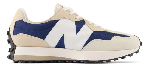 Tenis New Balance Hombre 327 Azul - Beige