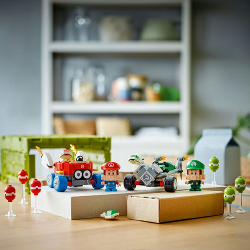 Figura 72034 Kart Bebé Mario Vs. Bebé Luigi Lego 321 Mario Bros