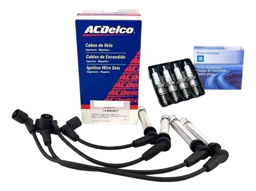 Kit Cables Y Bujias Agile Gm Acdelco 3c