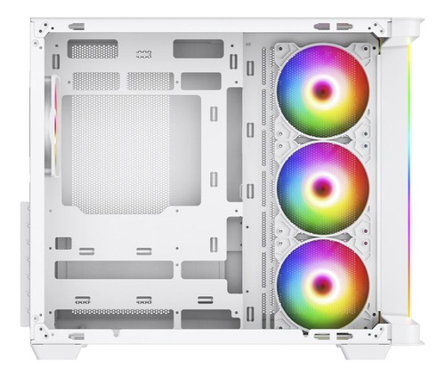 Gabinete Gamer Superframe Power Cube Cristal, Com 4 Fans