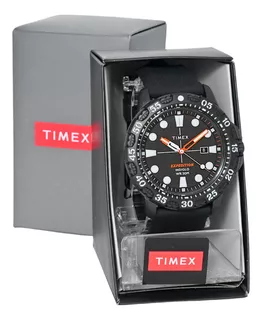 Relógio Timex Indiglo Expedition Analógico Luz Tw4b25500 Cor Da Correia Preto Cor Do Bisel Preto Cor Do Fundo Preto