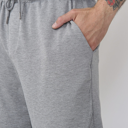 Bermuda Algodón Rústico Hombre Cara Cruz Jeans Con Bordado