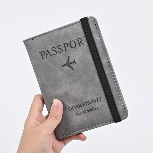 Funda De Pasaporte Rfid Porta Pasaporte Simcard Tarjetas 