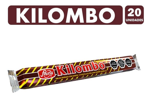 Obleas Kilombo, Marca Fruna - Paquete Con 20 Un. De 42g C/u.