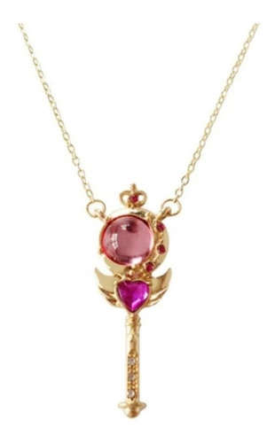 Sailor Moon - Cetro Corazon Lunar Collar Gargantilla 05