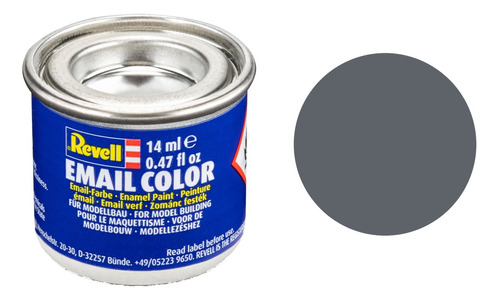 Pintura Revell Enamel Mate Color 321 74 Cañón Gris