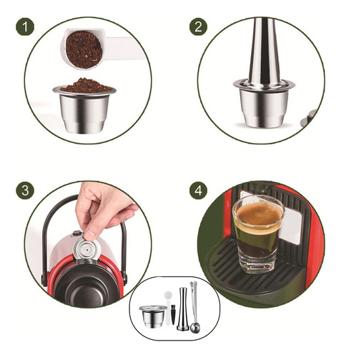 Cápsulas Recargables De Espresso Cápsulas De 1 Cápsula