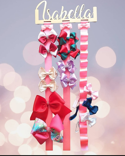 Imagen 2 de 10 de Porta Moños, Vinchas, Lazos Diademas, Decoración, Regalo
