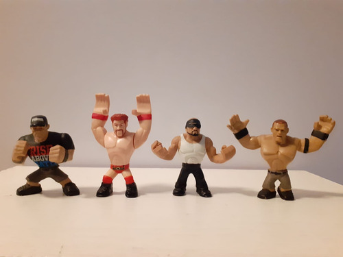 Mini Figuras Articuladas Lucha Tm Wwe Mattel John Cena Unico (Usado)