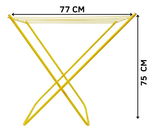 Imagen 5 de 8 de Tender Para La Ropa De Pie Plegable 7 Varillas - Disentino®