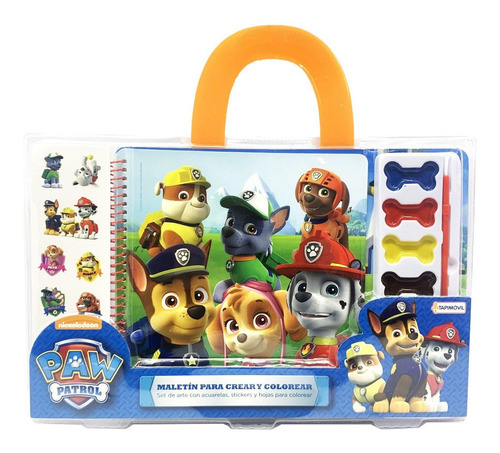 Maletin Crear Colorear Paw Patrol Original Pce 9980 Bigshop