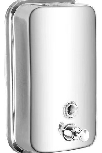Dispenser Álcool Ou Sabonete Líquido Inox 800ml P/ Parede