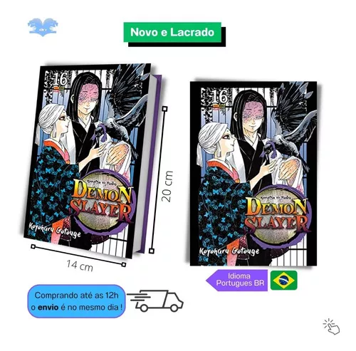 Demon Slayer Kimetsu No Yaiba Mangá - Volume Avulsos Português - Mangá Demon  Slayer - Colecionáveis - Magazine Luiza