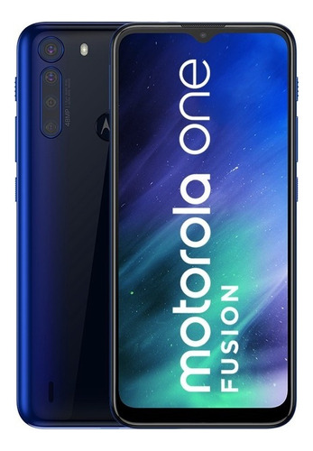 Motorola One Fusion 64 GB azul océano 4 GB RAM