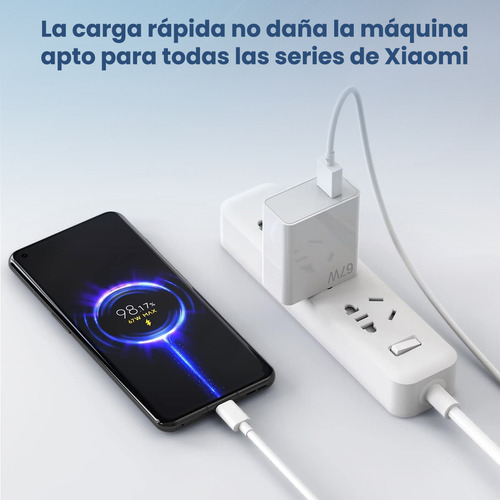 Gytuiv 2pcs 67w Xiaomi Super Fast Charging Tipoc 2pcs 1m Cable Para Xiaomi 11 Ultra/11 Pro/civi 1s Xiaomi 12/12x Xiaomi Note10pro Redmi Note11pro/11tpro/ Pro+/11e Redmi K50/k50pro/k40 K50pro/k40s