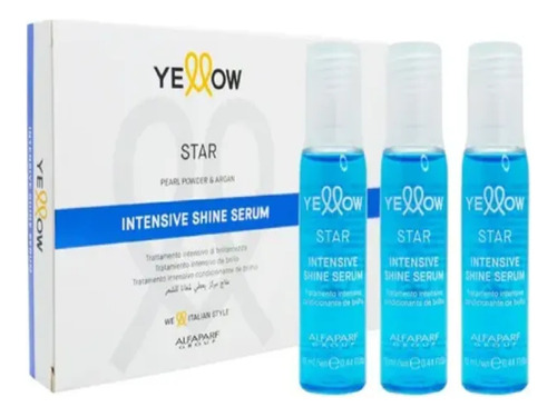 Yellow Star Intensive Shine Serum Caja Con 6 Ampo. De 13ml
