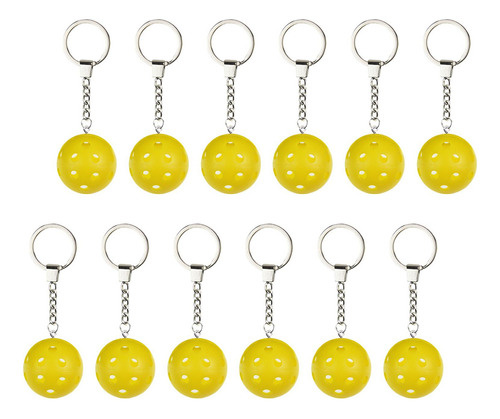 S. 2 X 12 Piezas Pickleball Llavero Bolsa Colgante Para