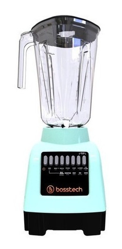 Licuadora 550w Plástico 2l Botonera 10vel Bosstech B1 Verde