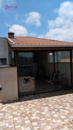 Cobertura Com 2 Dormitórios À Venda, 126 M² Por R$ 425.000,00 - Vila Humaitá - Santo André/sp - Co0451