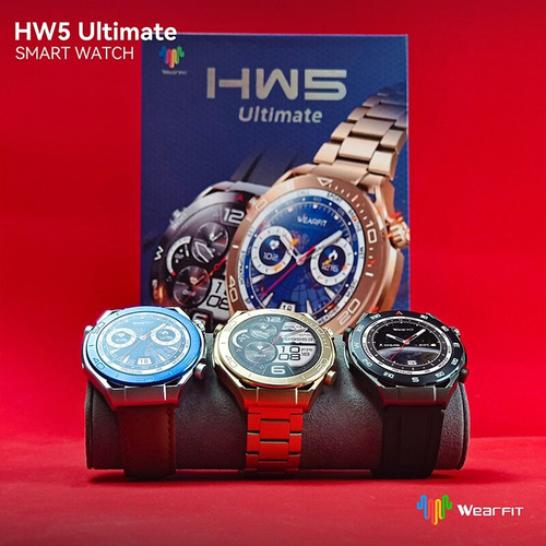 Smart Watch Hw5 Ultimate Con Pantalla De 1.52 Pulgadas Y 3 C