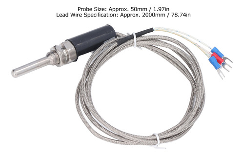 Sonda De Sensor De Temperatura, Termistor Impermeable Pt100