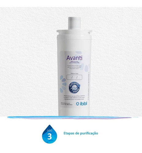 Refil Filtro Ibbl Avanti P/ Purificador Mio E Vivax Original