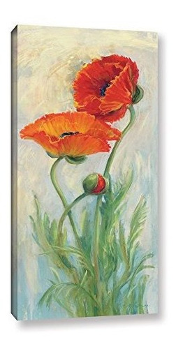 Carol Rowan '' Rembrandt Poppies '' Lienzo Envuelto En Galer