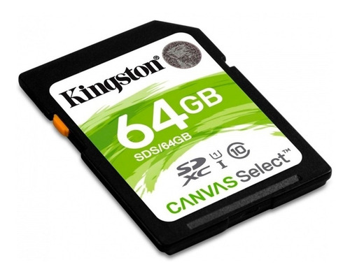 Imagen 2 de 3 de Tarjeta de memoria Kingston SDS Canvas Select 64GB