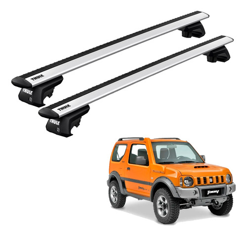 Rack Travessa Thule Wingbar Evo Preto P/ Suzuki Jimny