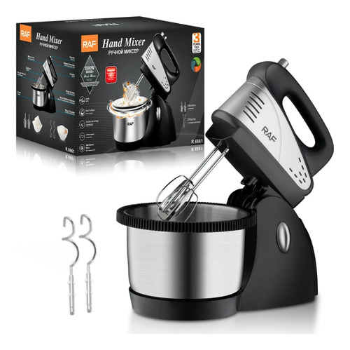 Batidora De Pedestal 800w Acero Inoxidable 5 Velocidades