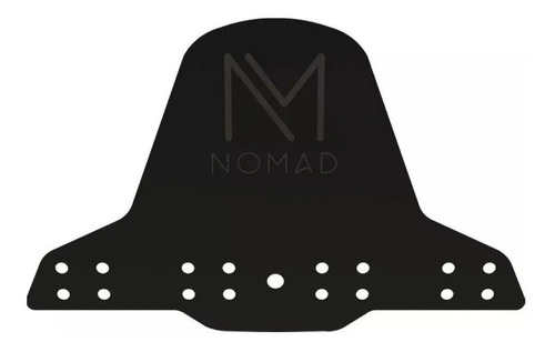 Paralama Traseiro Nomad Mudguard Bicicleta Bike Mtb Xc Dh Cor Preto