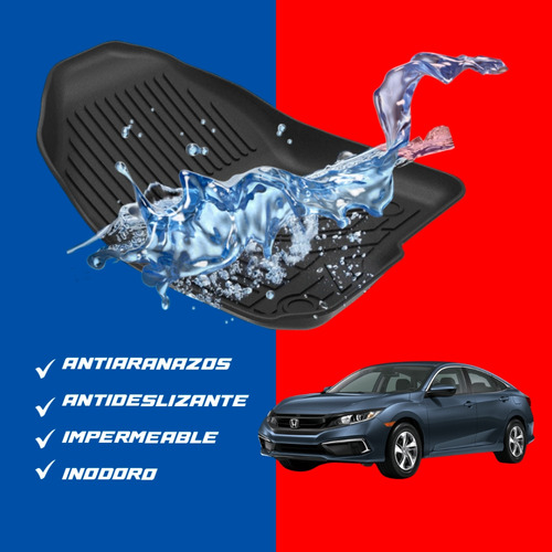 Protector Cubre Piso 5d Tpe Honda Civic 2016-2021