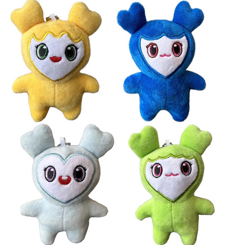 Twice Peluche Lovely Keychain 4pcs Peluche Kpop Llavero 