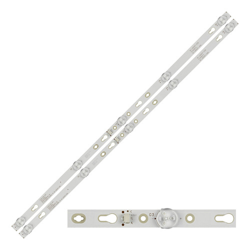 Dt Kit Leds L32v7800tn (2tiras 5leds) - Aluminio, Nuevo