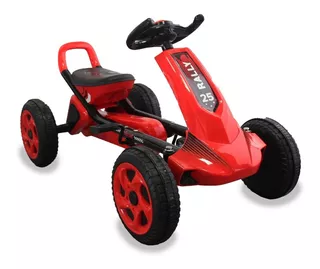 Prinsel Rally Go Kart Carro de pedales para niños Rojo