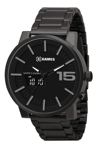 Relógio X-games Masculino Anadigi Xmssa001 P2px Negativo