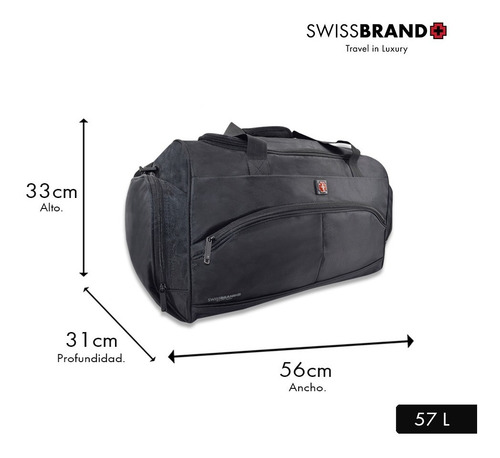 Imagen 6 de 8 de Swissbrand® Bolsa Deportiva Impermeable