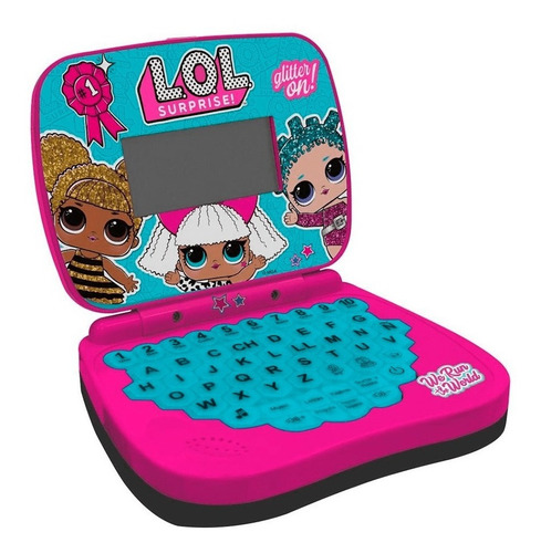 Laptop Infantil Bilíngue Lol Surprise Rosa Bilíngue Candide