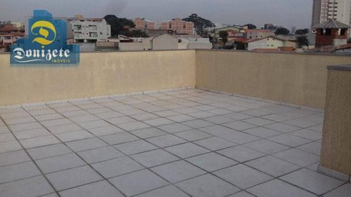 Cobertura Com 2 Dormitórios À Venda, 122 M² Por R$ 330.000,00 - Vila Guarani - Santo André/sp - Co1054