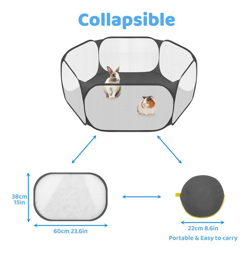 Animales Pequeños C&c Cage Tent, Transpirable Y Transparente