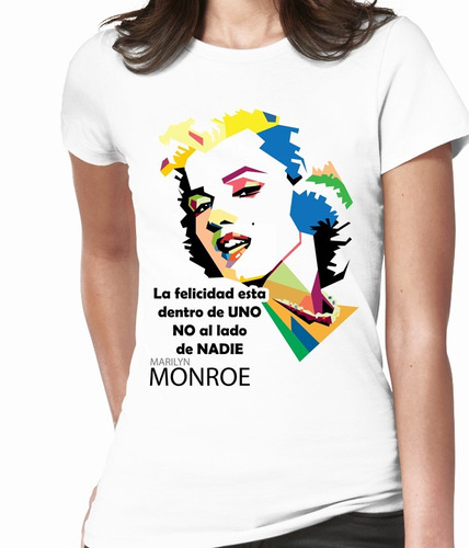 Blusas Cleen Alexer Marilyn Monroe Padrisimas Frases Mod 7