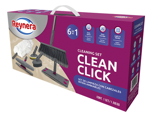 Reynera Clean Click Set De Limpieza Cabezas Intercambiables