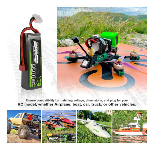 Bateria Lipo 2200mah 3s 25c 11.1v T Ovionic Rc Avion Robot