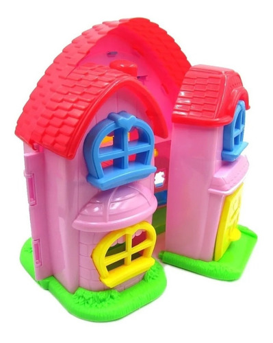 Imagen 2 de 7 de Casa Casita Muñeca Familia Mascota Y Muebles Faydi 2517 Edu