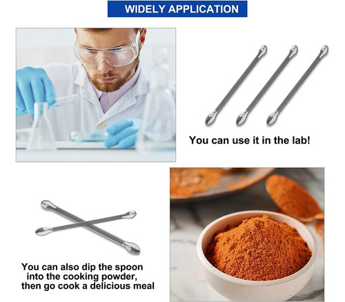 20 Piezas Cuchara Para Muestrio De Reactivos De Laboratorio