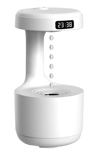 Humidificador Antigravedad Gota De Agua Mas Reloj