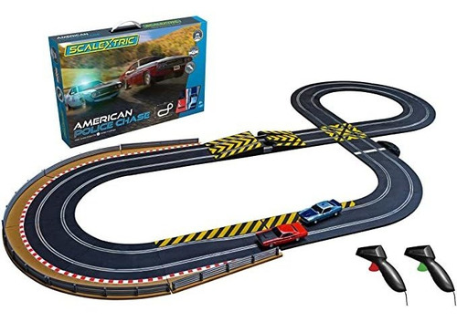 Scalextric American Police Chase Amc Javelin Vs Dodge Chall