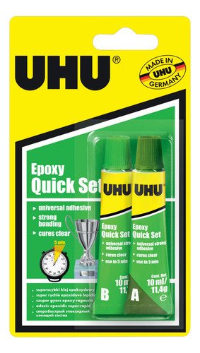 Pegamento Epoxico Epoxy Quick Set Uhu