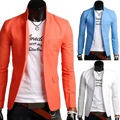 Blazer Elegante Para Hombre, Ropa De Abrigo Para Hombre, Top